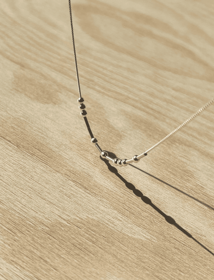 morse code necklace